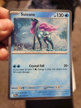 Suicune 026/094 Holo Card